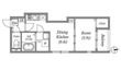 大阪市住之江区西加賀屋2丁目の間取図