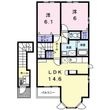 大東市三箇4丁目の間取図