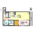 大阪市阿倍野区文の里4丁目の間取図