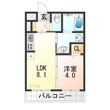大阪市東住吉区住道矢田5丁目の間取図