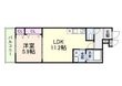 八尾市教興寺3丁目の間取図
