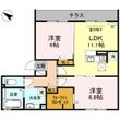 松原市天美 南6丁目の間取図