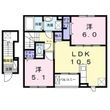 大東市中垣内2丁目の間取図