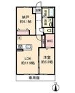 大阪市平野区背戸口１丁目の間取図