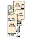 大阪市平野区加美北９丁目の間取図