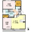 松原市北新町1丁目の間取図