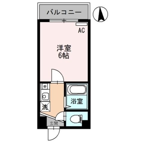 拡大写真:堺市北区中長尾町3丁 3階306の間取り