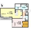 大阪市住吉区千躰1丁目の間取図