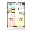 大阪市天王寺区南河堀町の間取図