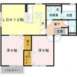 松原市立部1丁目の間取図