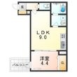 八尾市久宝寺5丁目の間取図