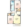 大阪市東住吉区住道矢田3丁目の間取図