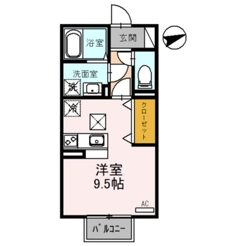 拡大写真:大阪市鶴見区今津南3丁目 1階102の間取り