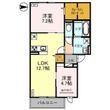柏原市古町３丁目の間取図