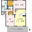 羽曳野市樫山の間取図