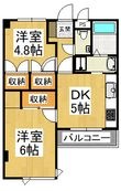 フラワーマンションの間取図