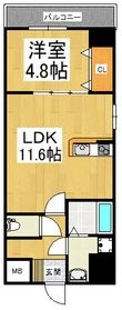MANDARIN COURT深井駅前の間取図