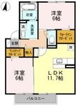 ソレイユ鈴の宮の間取図