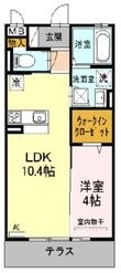 ディイゾラ北野田の間取図