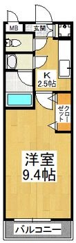 ラフィーネマックの間取図
