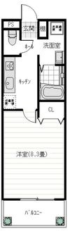 ラ・メール本町Aの間取図