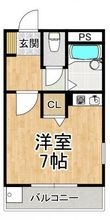 エステート北野田の間取図