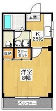 ラフォーレ金剛の間取図