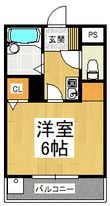 ベルメゾン一須賀Ⅰ号館の間取図
