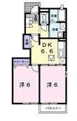 ファシネイション春日Ⅰの間取図