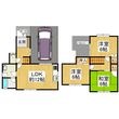 南河内郡太子町大字山田戸建の間取図
