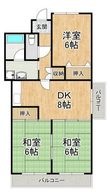 バルカン富田林の間取図