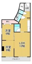 リベルテタナカの間取図
