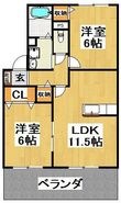 プレミールBの間取図