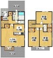 リビングタウン狭山池H棟の間取図