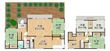 旭ヶ丘戸建ての間取図