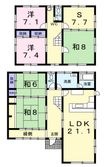 いぶき野一丁目戸建ての間取図