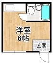 多田北野田マンションの間取図