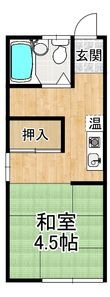 青葉荘の間取図