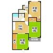 ウエストリバーハイツの間取図