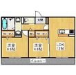 Villa Pino美原の間取図