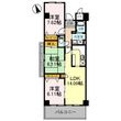 ラ・メゾンMSⅡの間取図