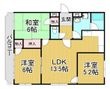 新栄プロパティー太子の間取図