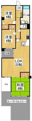 サンロード汐の宮の間取図