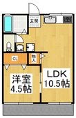 阪口ハイツの間取図