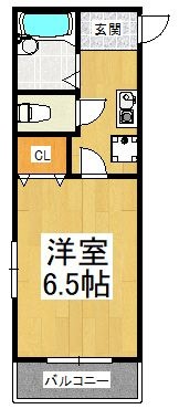 拡大写真:弘成エステートビル 3階301の間取り