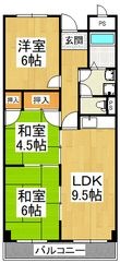グリーンヒル三日市の間取図