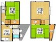 半田5丁目貸家の間取図