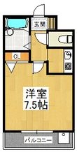 写真:アークヒルズ 3階302の間取図