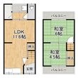 堺市東区引野町三丁テラスハウスの間取図