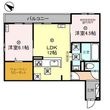 グランヴェールⅥの間取図